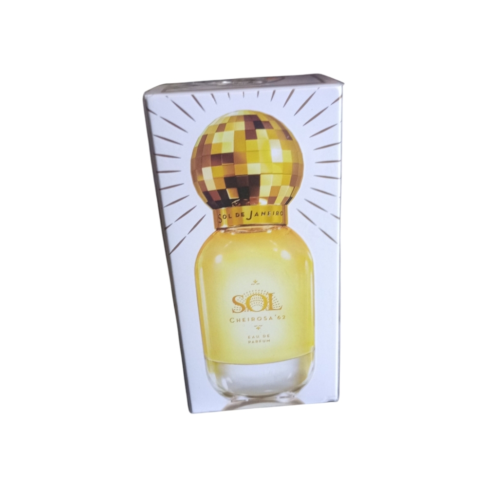 Sol de Janeiro Cheirosa '62 Fragrance with Gold Disco Cap, New In Sealed Box